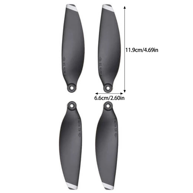 1 Set Flight Propellers Quadcopter Propellers Replacement Enhances Stability with Mounting Screws